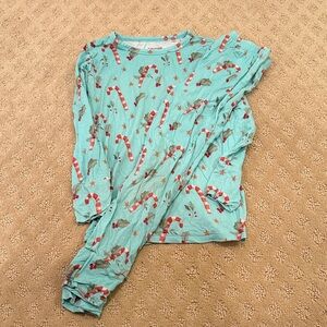 Posh Peanut candy Cane PJs 5T